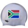 Spurt-SA-Flag-Block-Silicone-Cap-Silver