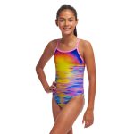 FUNKITA GIRLS SINGLE STRAP ONE PIECE DARKINJUNG SUNSET