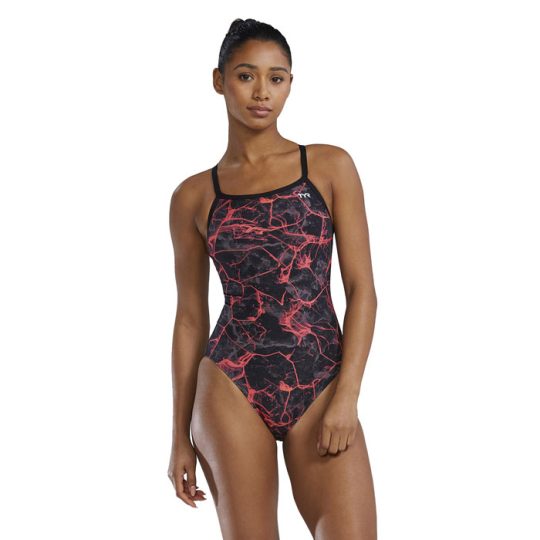 TYR WOMANS SYNAPSE DIAMONDFIT RED BACK