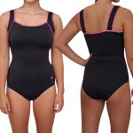 TYR WOMANS BINDING BINDING SQUARE NECK TANK BLACK PINK